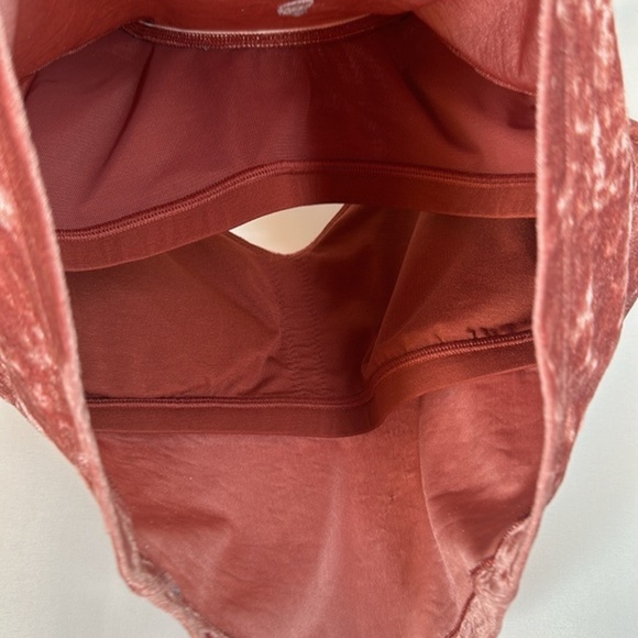 Lululemon Crushed Velvet Align Cropped Tank Top in Soft Cranberry LE - Picture 6 of 6
